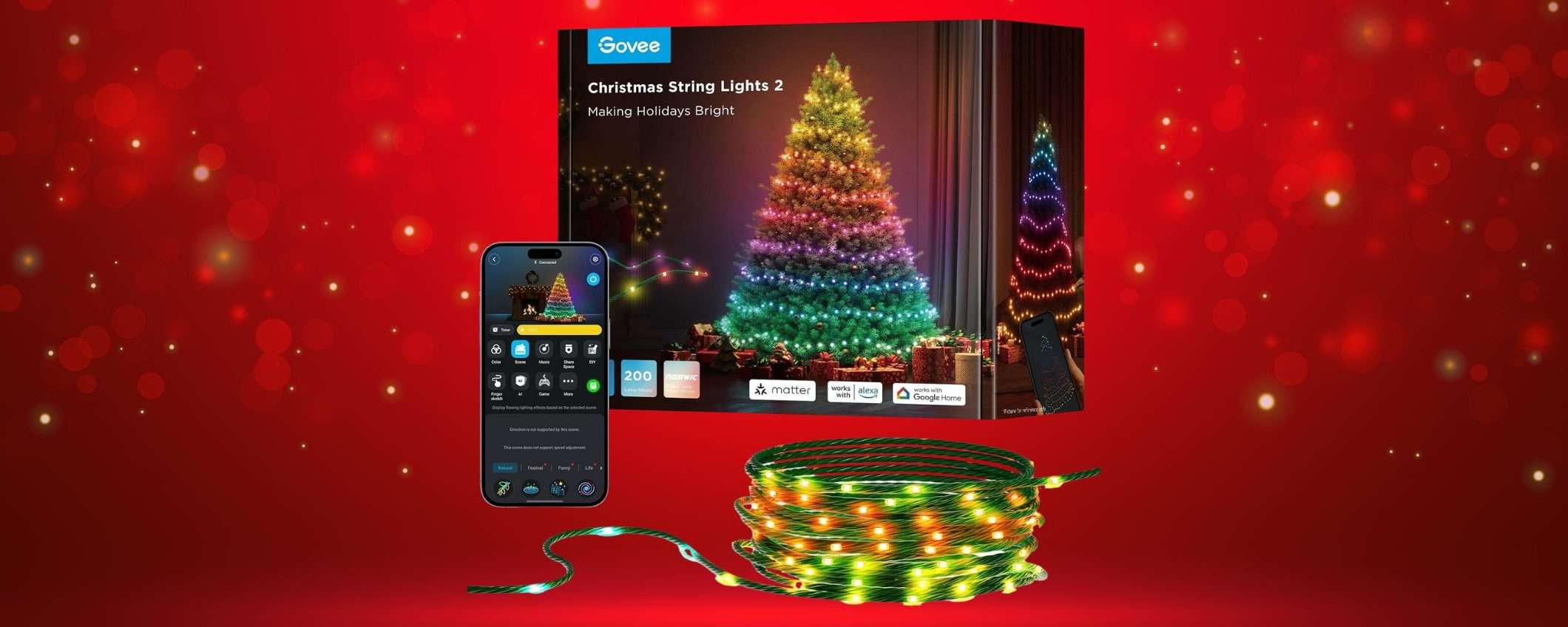 Luci albero di Natale smart di Govee in super offerta su Amazon (-35%) Luci albero di Natale smart di Govee in super offerta su Amazon (-35%)