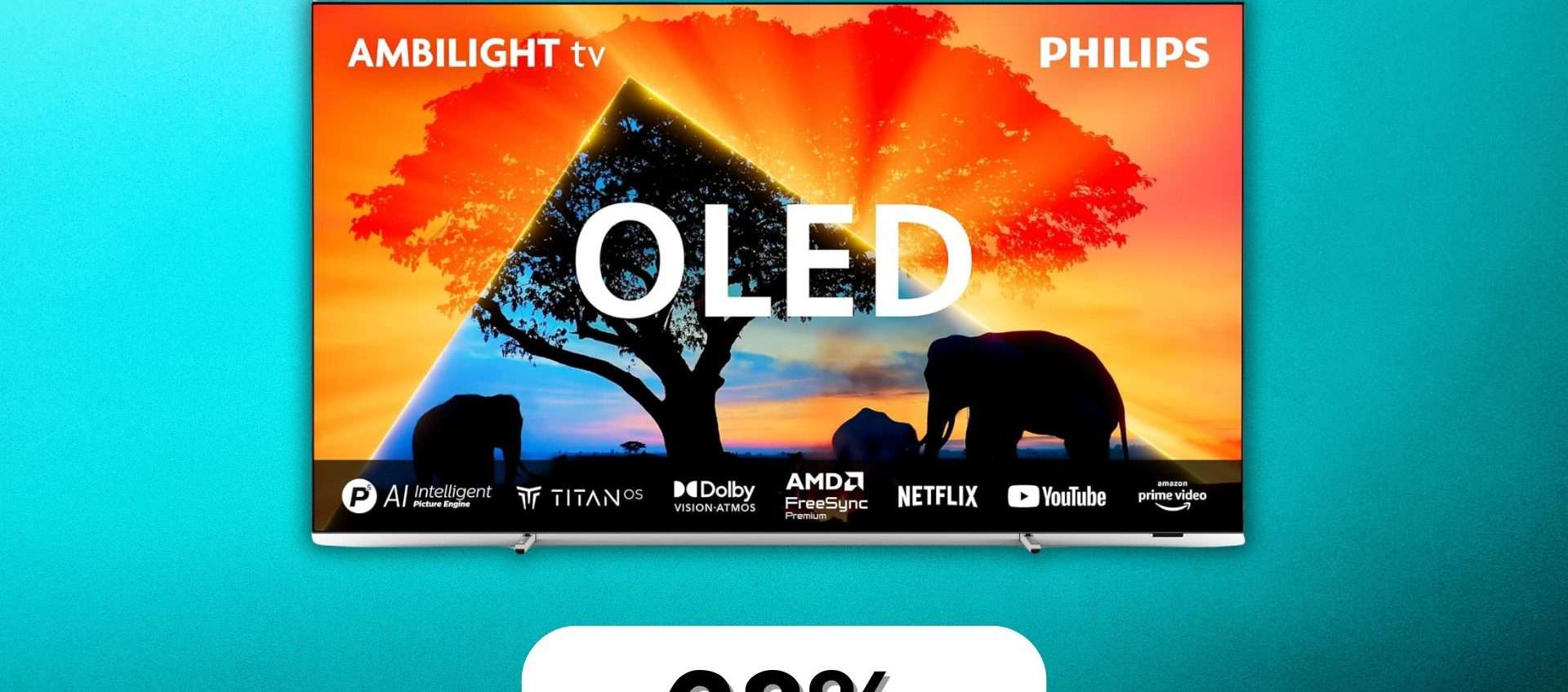Philips Ambilight: OLED 4K UHD da 55 Philips Ambilight: OLED 4K UHD da 55