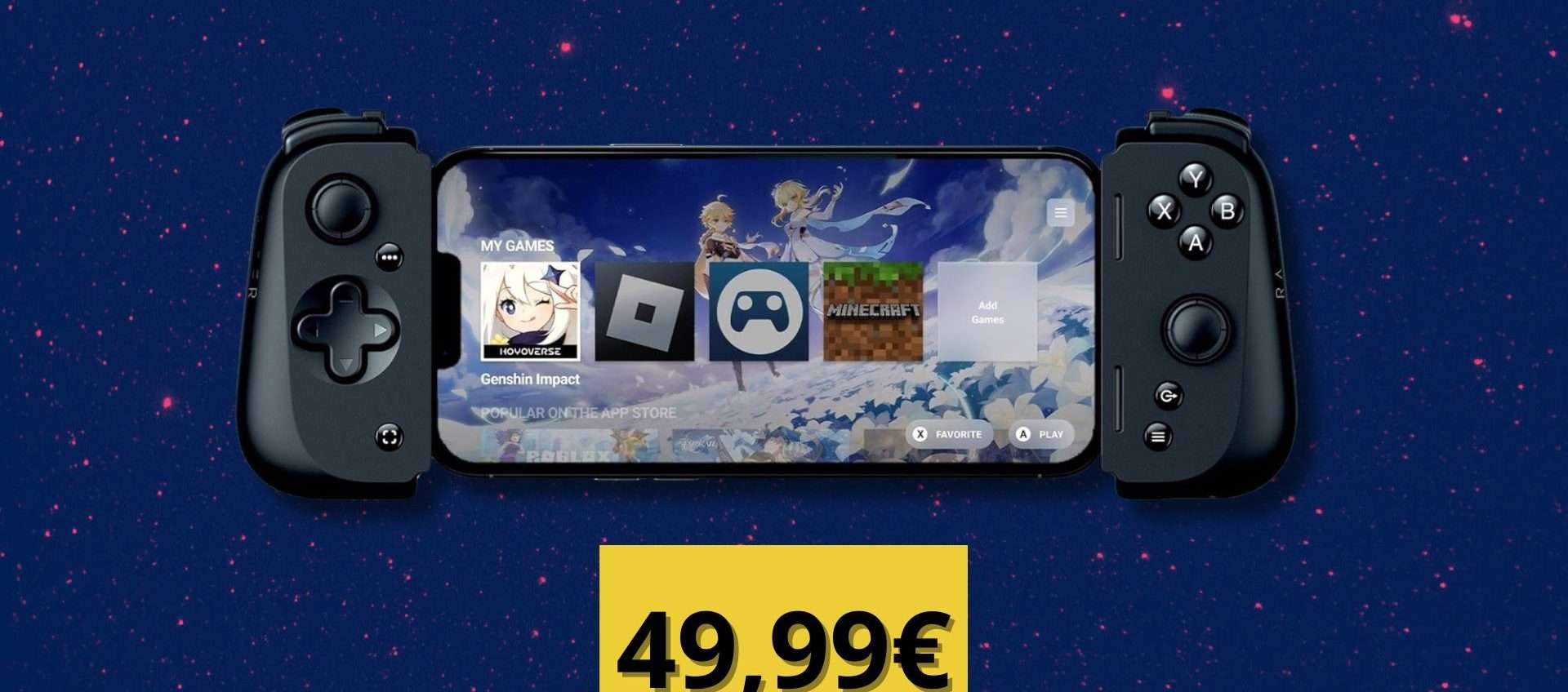 Razer Kishi V2 per iPhone in offerta: finalmente a meno di 50€ Razer Kishi V2 per iPhone in offerta: finalmente a meno di 50€