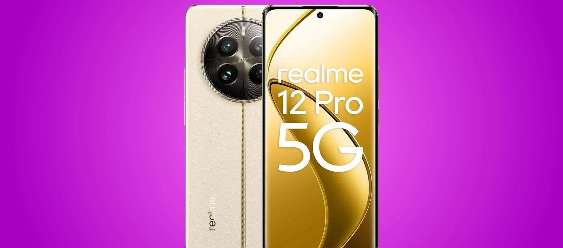 Realme 12 Pro 5G: tecnologia avanzata e design elegante con il 38% di sconto Realme 12 Pro 5G: tecnologia avanzata e design elegante con il 38% di sconto