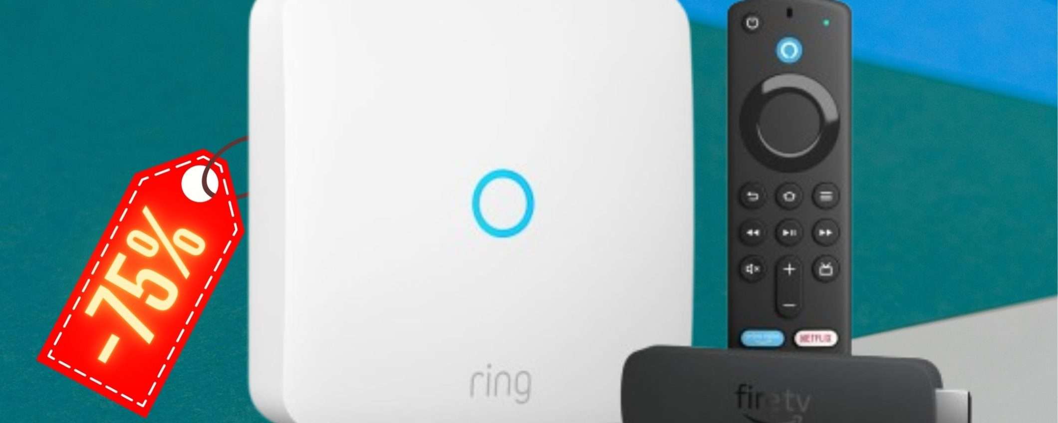 Sconto 75% per Ring Intercom con Fire TV Stick 4K: prezzo BOMBA (42€) Sconto 75% per Ring Intercom con Fire TV Stick 4K: prezzo BOMBA (42€)