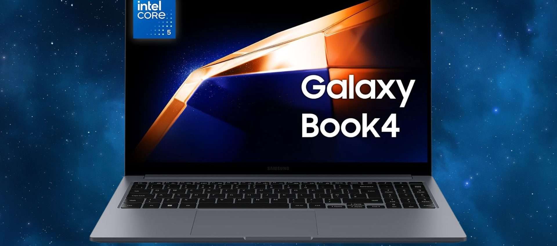 Samsung Galaxy Book4, solo 569€ per 16GB RAM, SSD 512GB e Intel Core i5 Samsung Galaxy Book4, solo 569€ per 16GB RAM, SSD 512GB e Intel Core i5