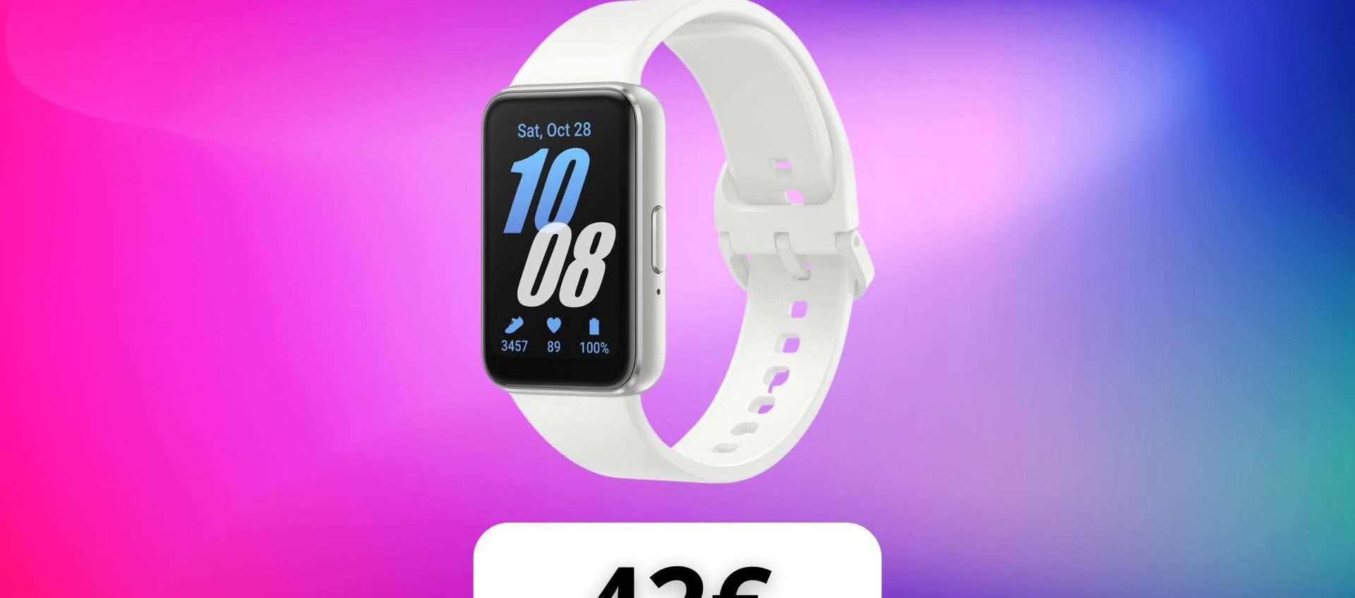 Samsung Galaxy Fit 3 in offerta a 42€: tanta tecnologia sempre al polso Samsung Galaxy Fit 3 in offerta a 42€: tanta tecnologia sempre al polso
