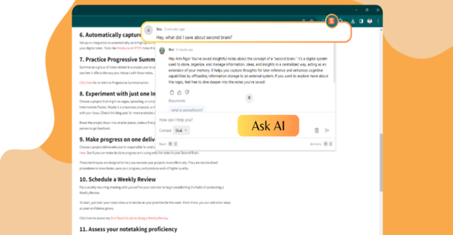 Saner.AI: organizzare le note