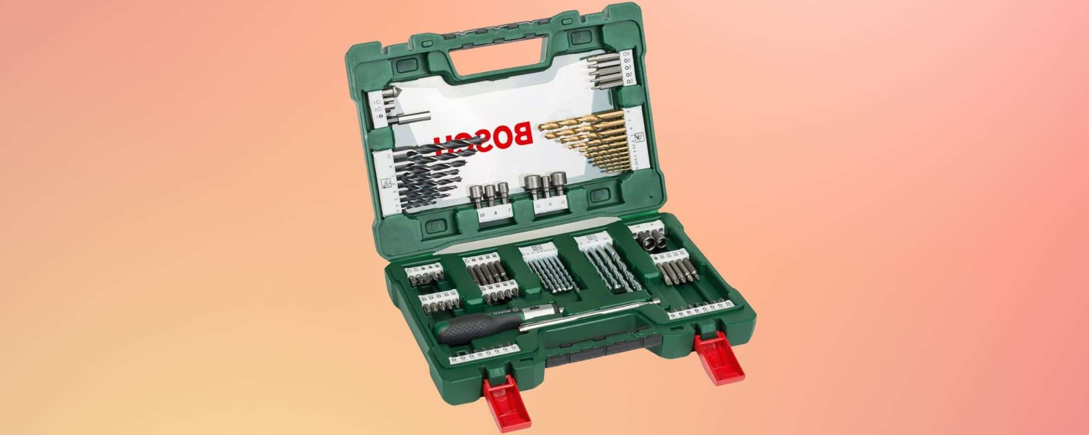 Set di punte Bosch da 91 pezzi: il kit DEFINITIVO è in maxi sconto Amazon (-62%) Set di punte Bosch da 91 pezzi: il kit DEFINITIVO è in maxi sconto Amazon (-62%)