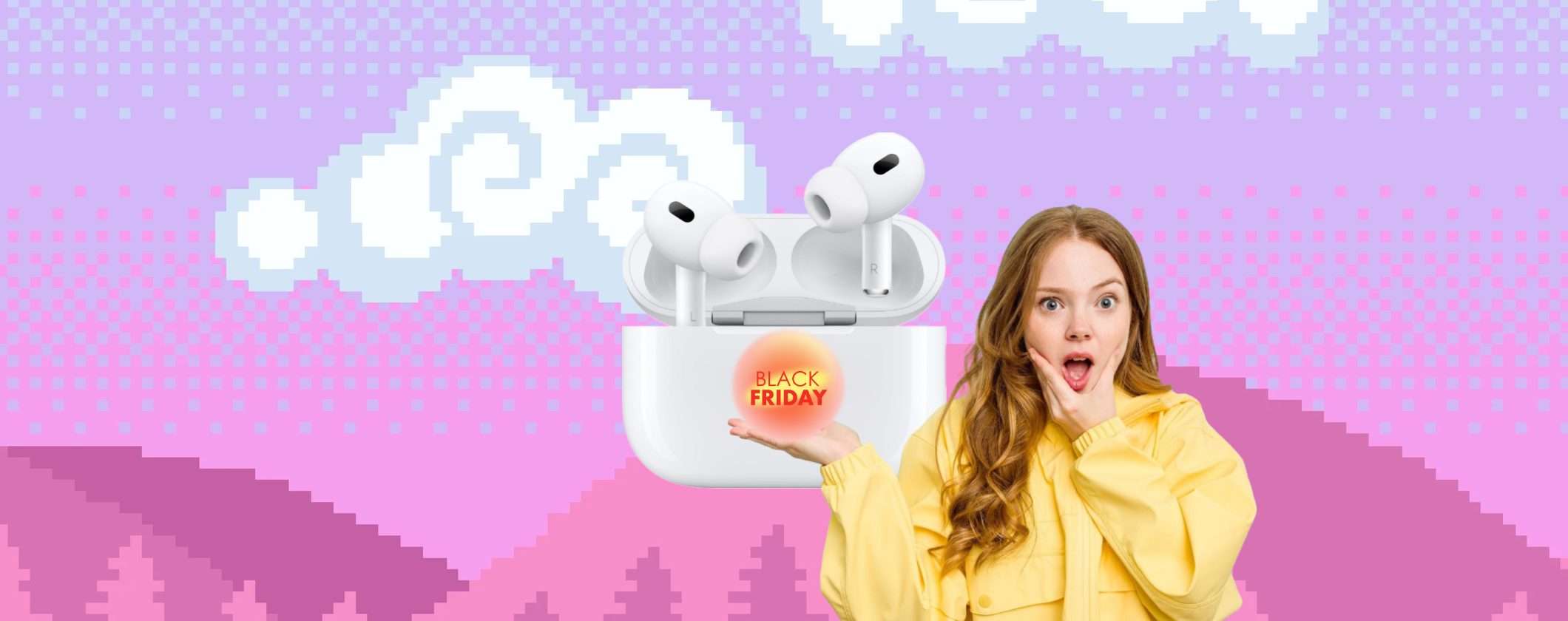 Apple AirPods Pro 2 al Minimo Storico con il Black Friday Amazon Apple AirPods Pro 2 al Minimo Storico con il Black Friday Amazon