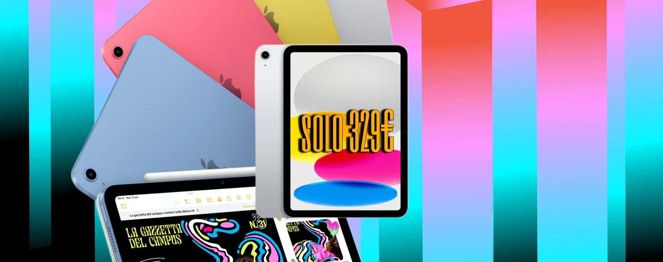 Apple iPad 10 a soli 329€: Black Friday folle su Amazon Apple iPad 10 a soli 329€: Black Friday folle su Amazon