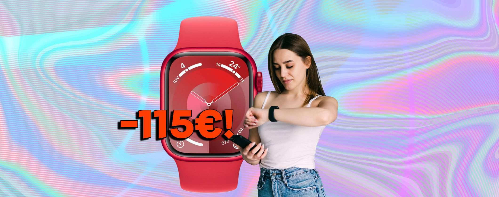 Apple Watch Series 9 Cellular: 115€ di sconto al Single's Day Apple Watch Series 9 Cellular: 115€ di sconto al Single's Day