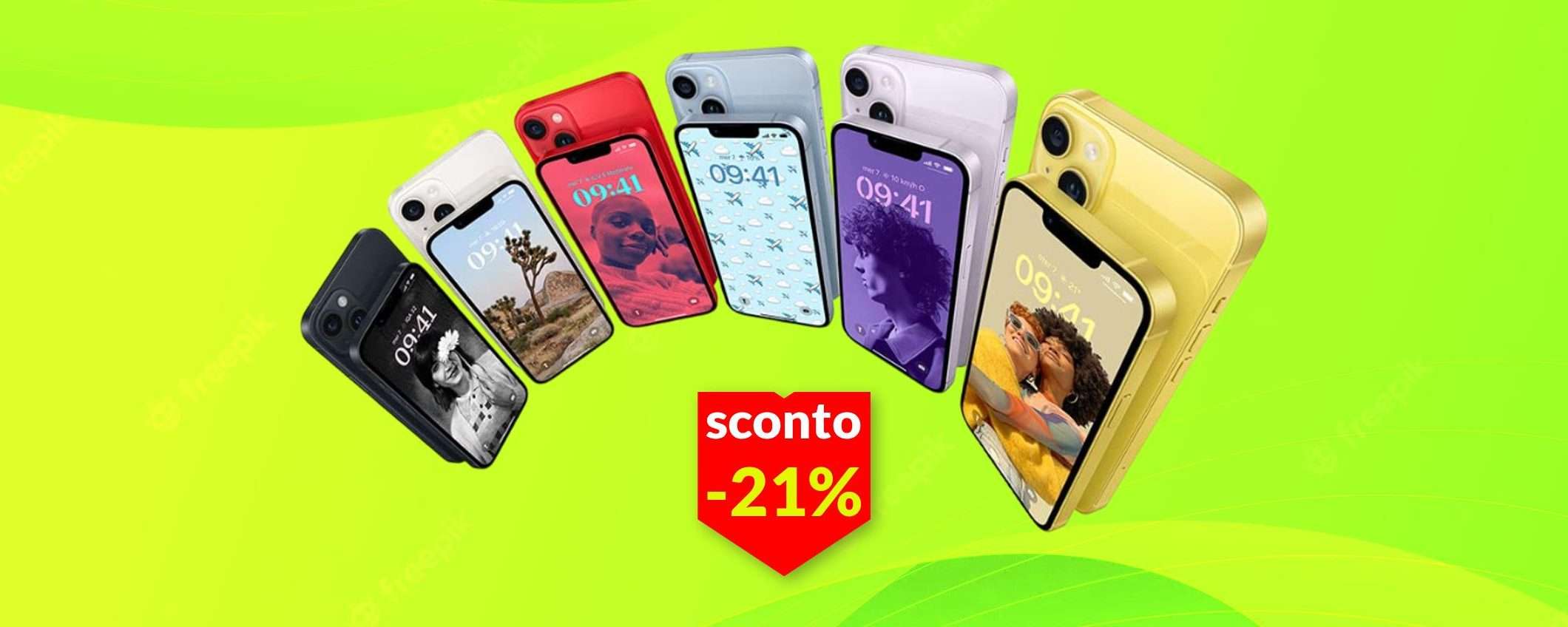 iPhone 14 in sconto a meno di 600€: è questo il vero affare della giornata iPhone 14 in sconto a meno di 600€: è questo il vero affare della giornata