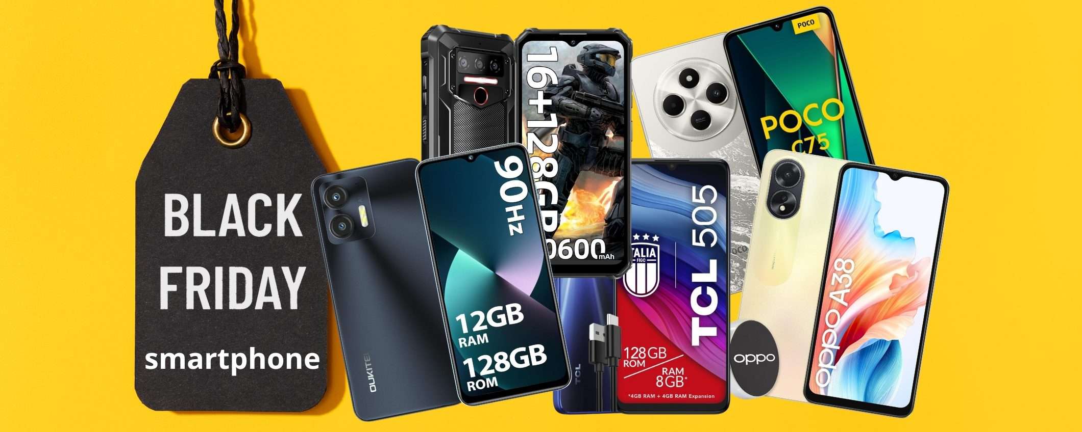 Black Friday Amazon 2024: gli smartphone più economici da comprare Black Friday Amazon 2024: gli smartphone più economici da comprare