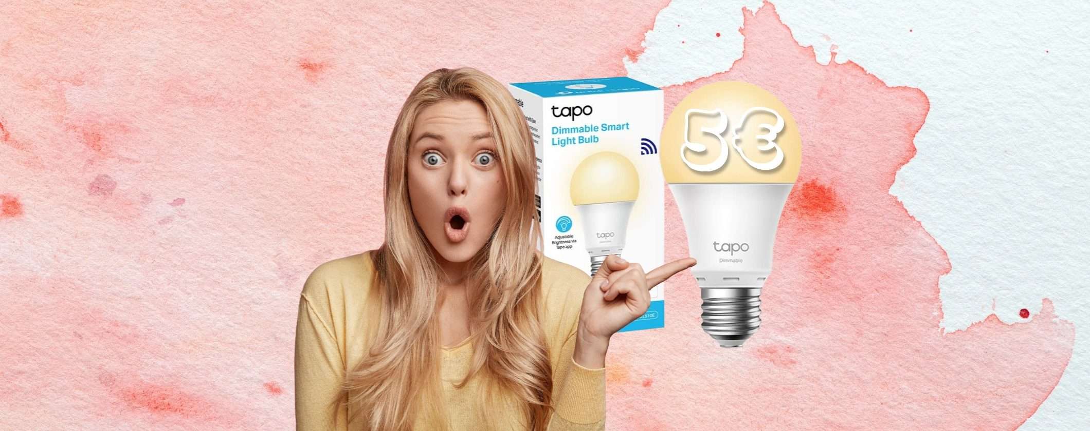 Bomba Lampadina WiFi Tapo: solo 5€ al Black Friday Amazon Bomba Lampadina WiFi Tapo: solo 5€ al Black Friday Amazon