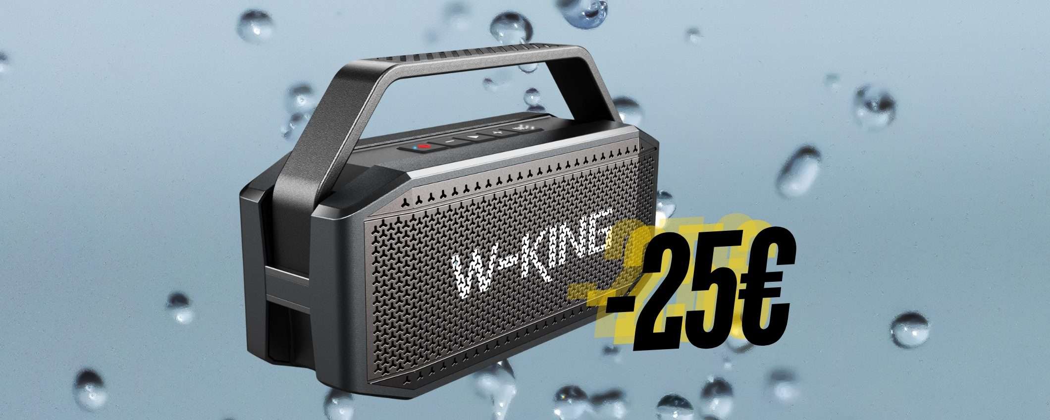 Cassa Bluetooth portatile da 80W: risparmia 25€ con coupon (Amazon) Cassa Bluetooth portatile da 80W: risparmia 25€ con coupon (Amazon)