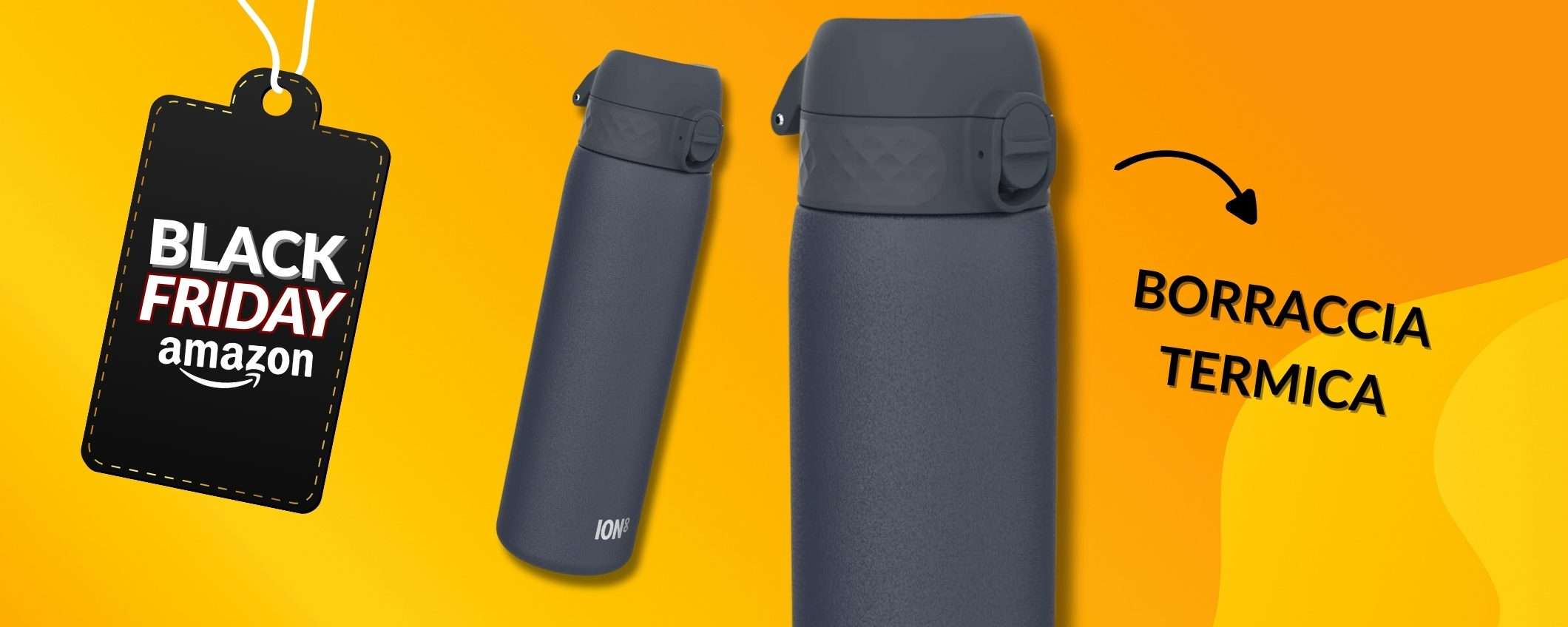 Borraccia Acciaio Inox da 500ml a prezzo SHOCK su Amazon, imbattibile