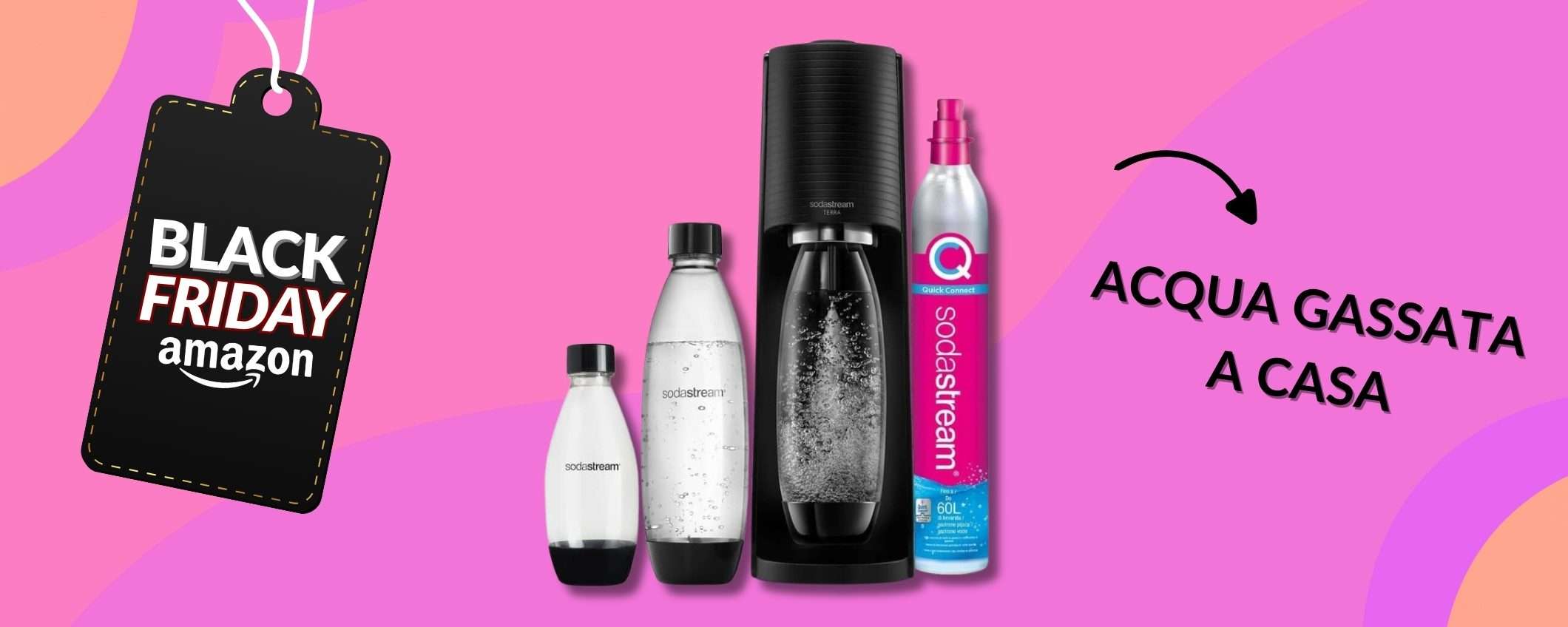 SodaStream Terra: acqua e bibite gassate infinite con 59€ SodaStream Terra: acqua e bibite gassate infinite con 59€