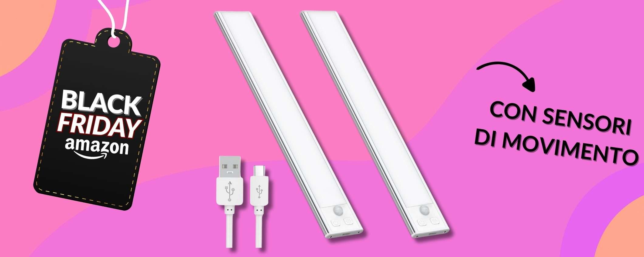 Barre luminose LED: illuminazione personalizzabile e costa poco (2pz) Barre luminose LED: illuminazione personalizzabile e costa poco (2pz)