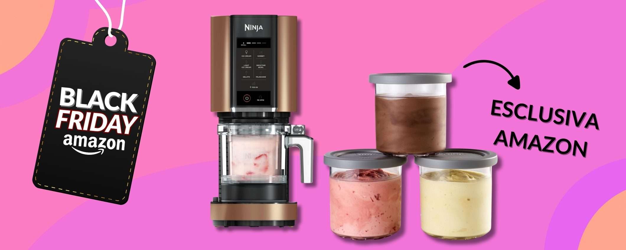 Ninja CREAMI esclusiva Amazon: gelati e sorbetti a casa (come su Tik Tok) Ninja CREAMI esclusiva Amazon: gelati e sorbetti a casa (come su Tik Tok)