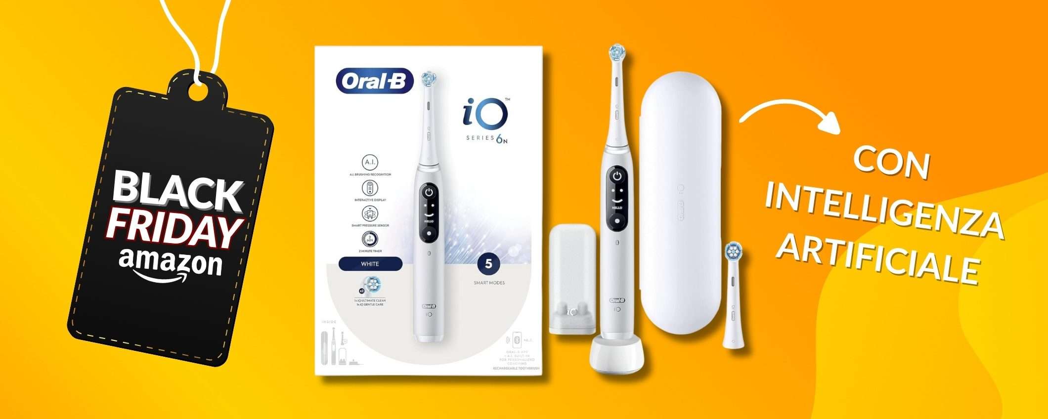 Oral-B iO 6N: lo spazzolino elettrico con AI per denti sani e bianchi Oral-B iO 6N: lo spazzolino elettrico con AI per denti sani e bianchi