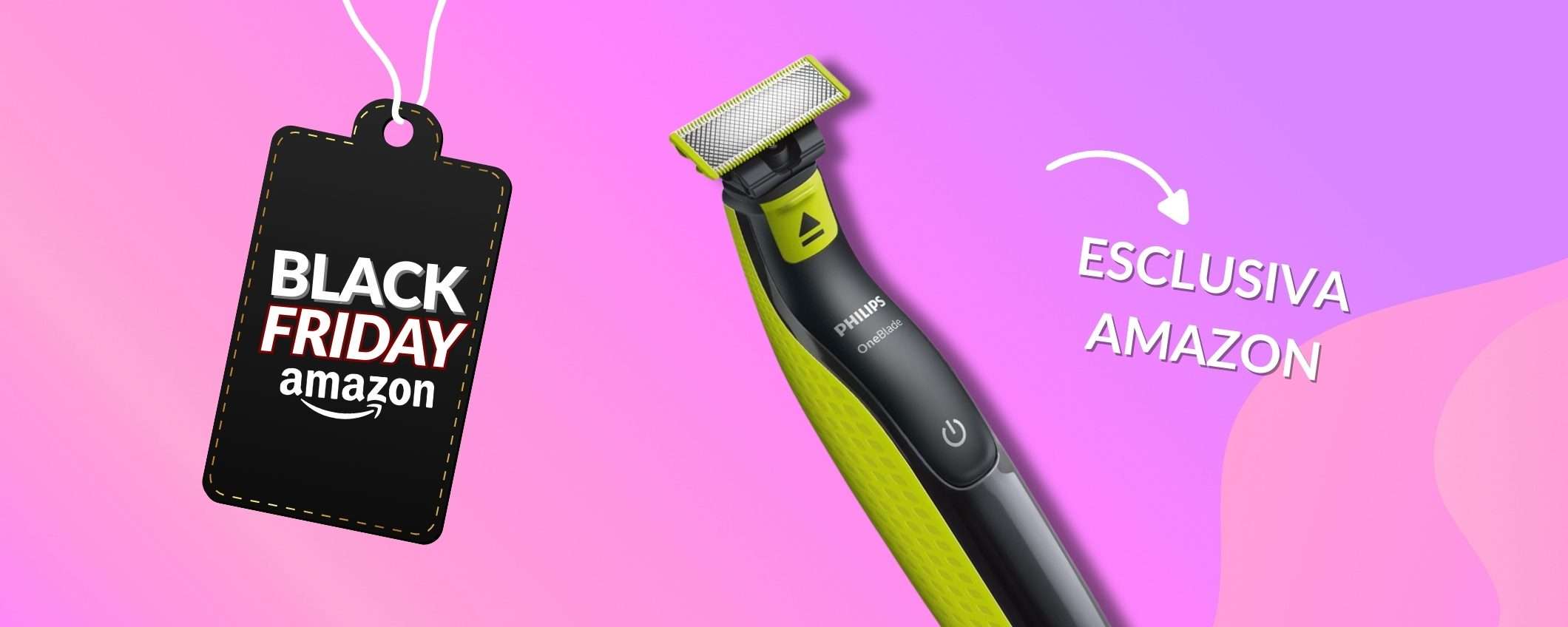 Philips OneBlade in kit esclusiva Amazon: ora a soli 34€ con sconto 44% Philips OneBlade in kit esclusiva Amazon: ora a soli 34€ con sconto 44%