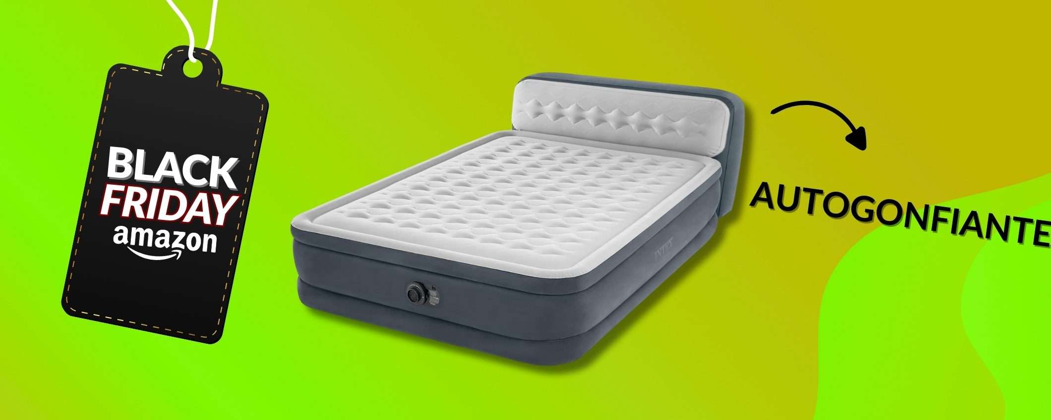 Parenti in hotel? Mai con Dura-Beam Ultra Plush Headboard di Intex, 79€ Parenti in hotel? Mai con Dura-Beam Ultra Plush Headboard di Intex, 79€