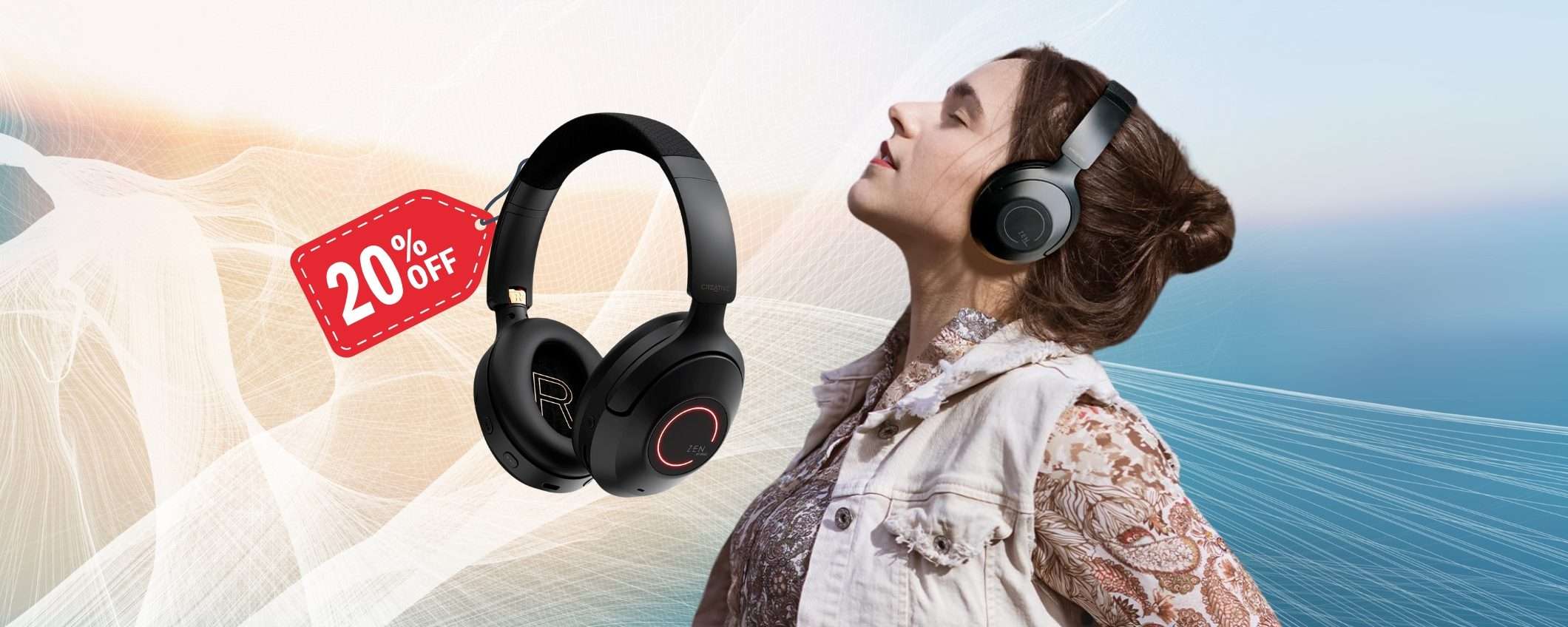Cuffie Bluetooth Creative Zen Hybrid Pro: fino a 100 ore di audio meraviglioso Cuffie Bluetooth Creative Zen Hybrid Pro: fino a 100 ore di audio meraviglioso