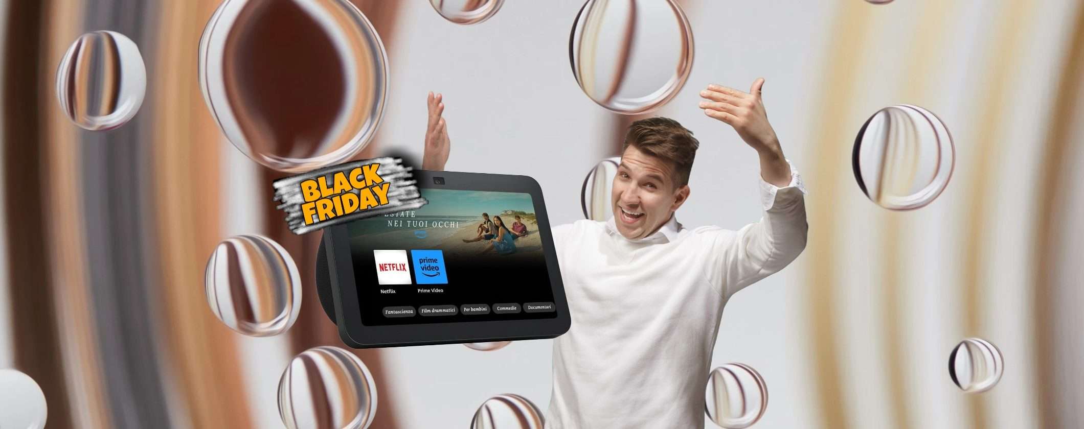 Echo Show 8 al 44% di sconto! Regalone al Black Friday Amazon Echo Show 8 al 44% di sconto! Regalone al Black Friday Amazon
