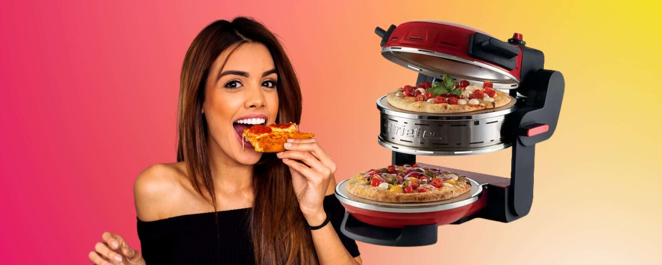 Forno Ariete per due pizze che cuocono in appena 4 minuti, che bomba Forno Ariete per due pizze che cuocono in appena 4 minuti, che bomba