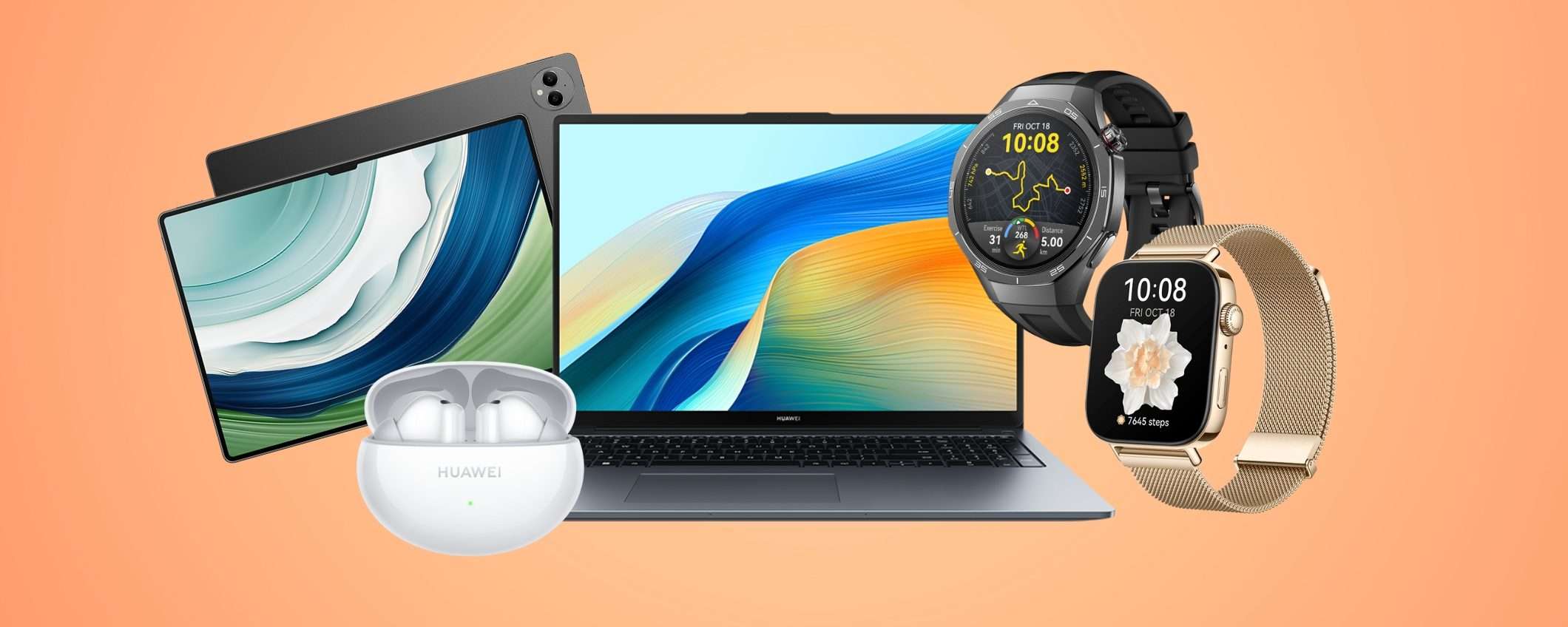 HUAWEI Single's Day: pioggia di sconti fino al 50% su PC, Tablet, Watch e FreeBuds HUAWEI Single's Day: pioggia di sconti fino al 50% su PC, Tablet, Watch e FreeBuds