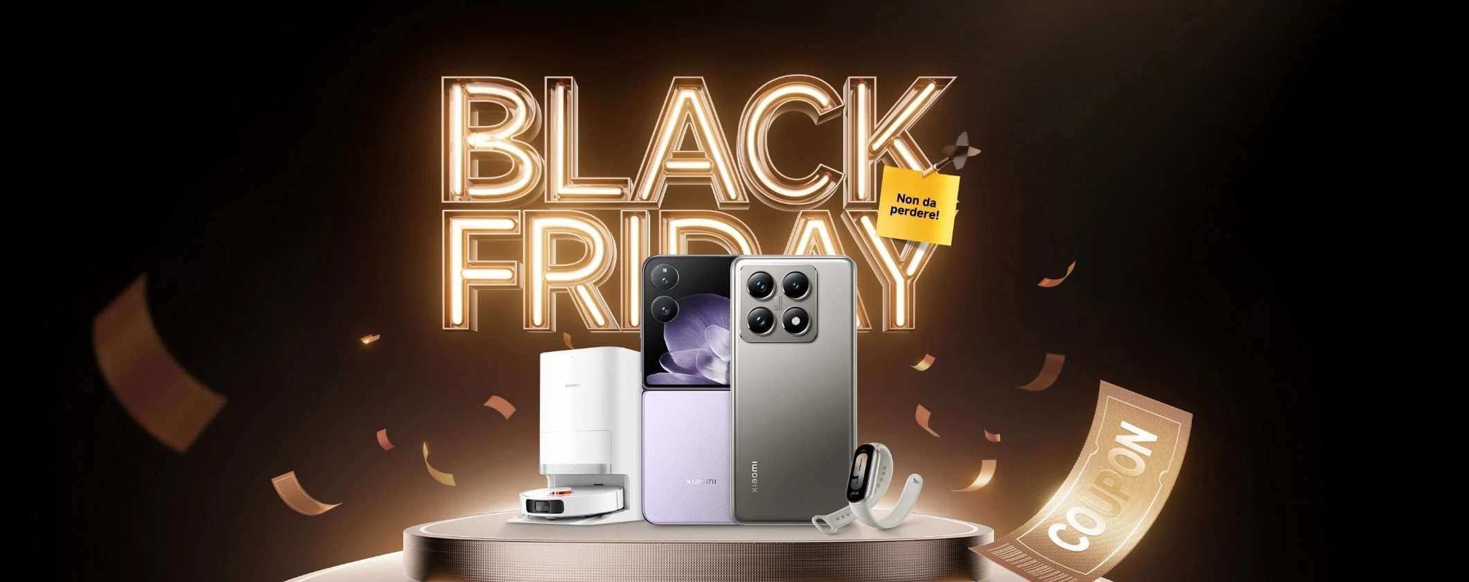 Imperdibile Black Friday Xiaomi: fino a 200€ di sconto Imperdibile Black Friday Xiaomi: fino a 200€ di sconto
