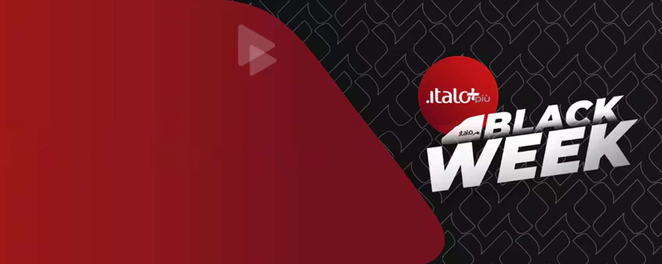 C'è la Black Week Italo: scopri una promozione diversa ogni giorno C'è la Black Week Italo: scopri una promozione diversa ogni giorno