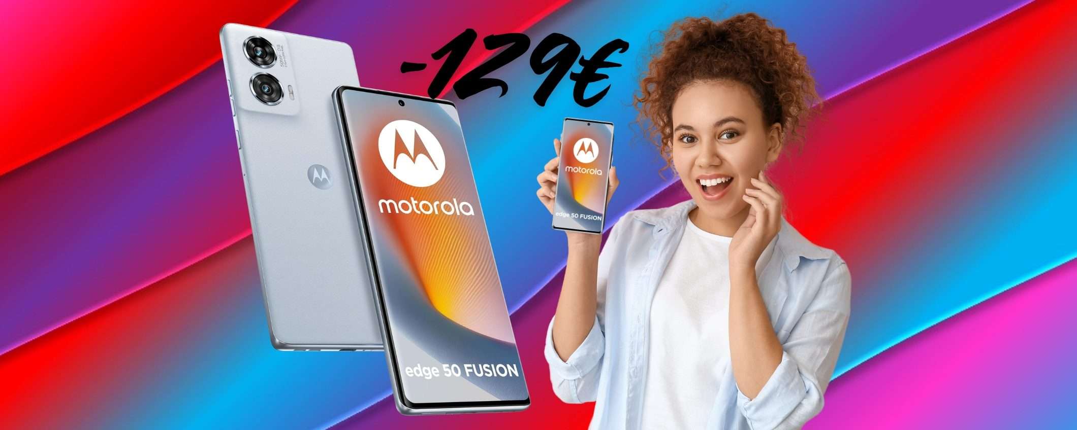 Motorola edge 50 fusion (8/256GB) con Snapdragon 7s a 129€ in meno Motorola edge 50 fusion (8/256GB) con Snapdragon 7s a 129€ in meno