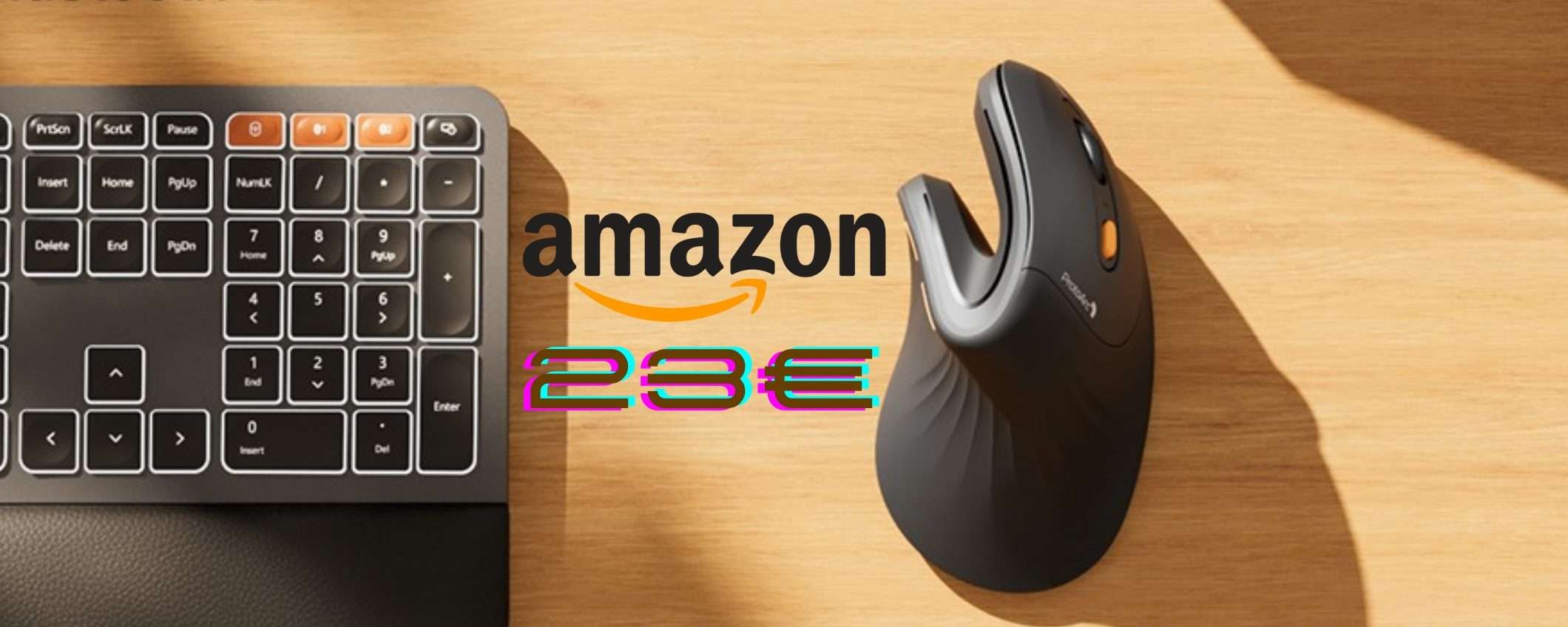 Mouse verticale super ergonomico: niente fatica e costo basso (23€) Mouse verticale super ergonomico: niente fatica e costo basso (23€)