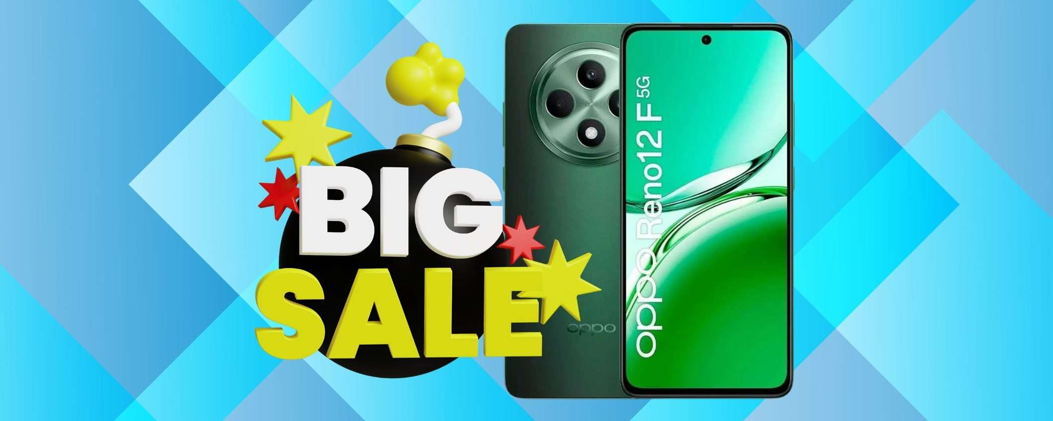 OPPO Reno12F 5G in promozione su eBay a 70€ in MENO OPPO Reno12F 5G in promozione su eBay a 70€ in MENO