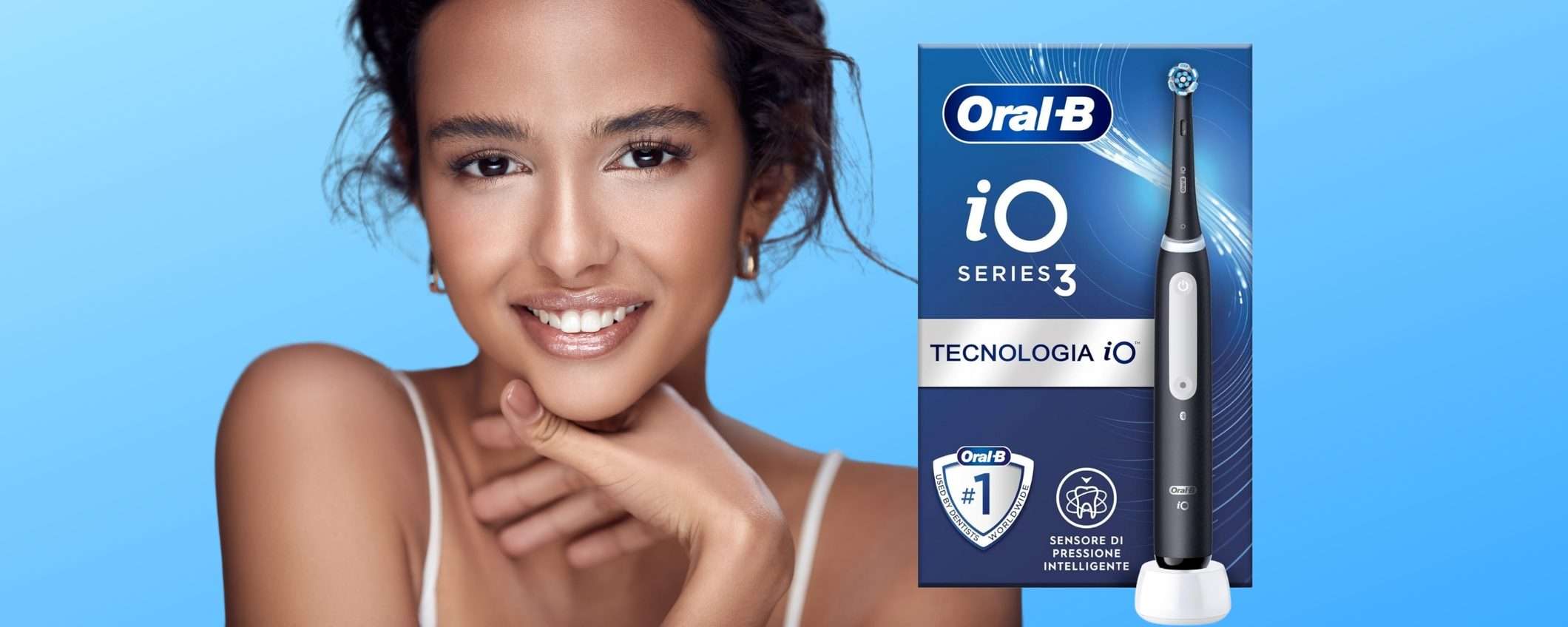 Oral-B iO 3: lo spazzolino elettrico per denti splendenti al minimo storico Oral-B iO 3: lo spazzolino elettrico per denti splendenti al minimo storico