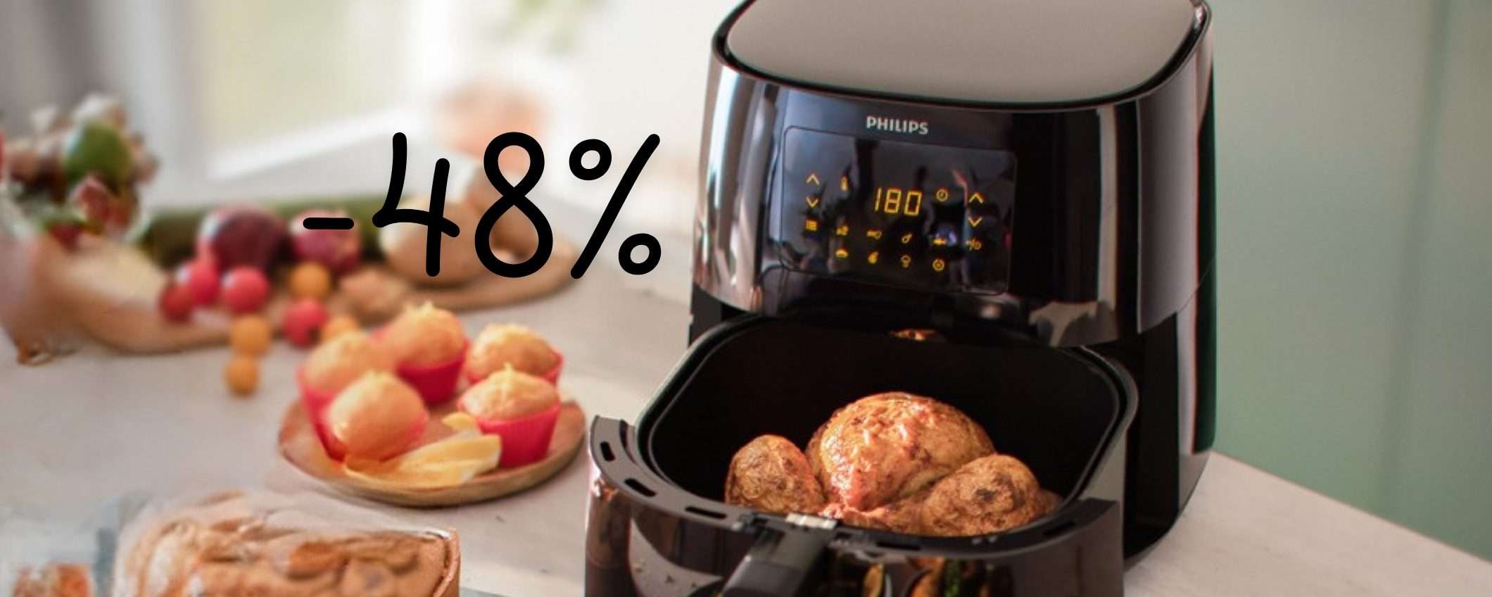 Philips Serie 3000: friggitrice ad aria XL per cucina veloce e più sana Philips Serie 3000: friggitrice ad aria XL per cucina veloce e più sana