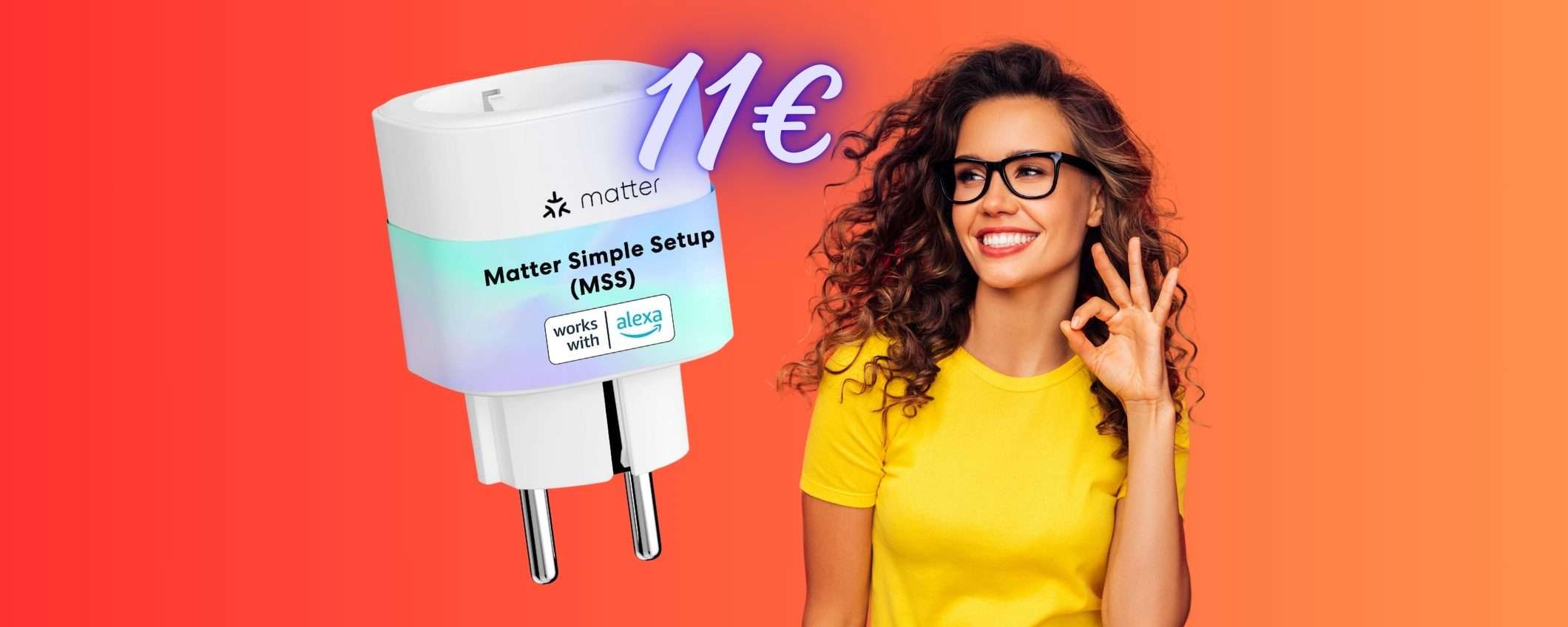 Presa Smart Meross compatibile con Alexa, Google e Apple a soli 11€ Presa Smart Meross compatibile con Alexa, Google e Apple a soli 11€