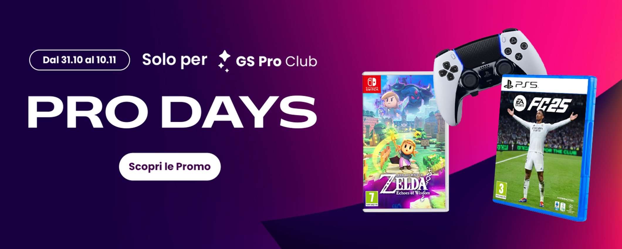 Da GameStop ci sono i Pro Days: fino al 20% di sconto su centinaia di giochi Da GameStop ci sono i Pro Days: fino al 20% di sconto su centinaia di giochi
