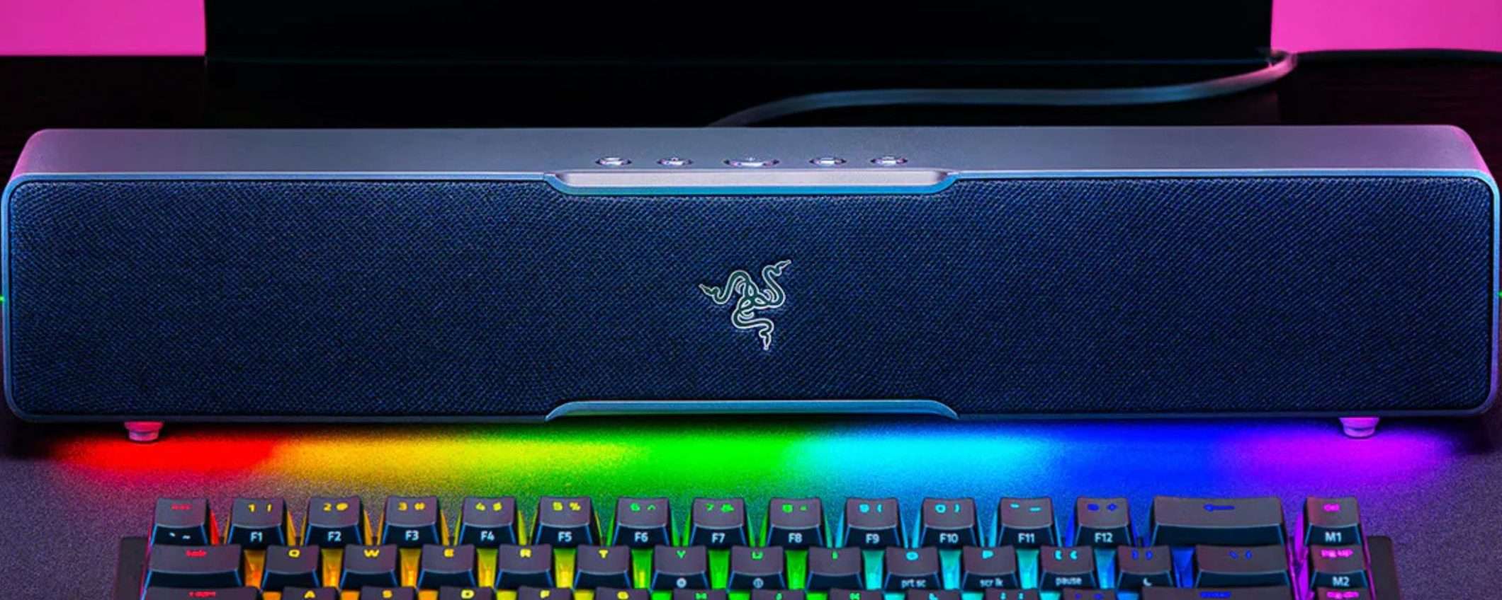 Razer Leviathan V2 X: la POTENTISSIMA soundbar per PC a 89€ con il Black Friday Razer Leviathan V2 X: la POTENTISSIMA soundbar per PC a 89€ con il Black Friday
