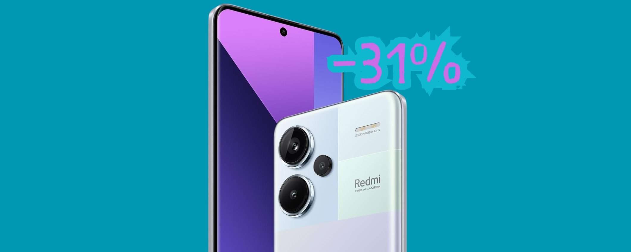 Redmi Note 13 Pro+ 5G (8/256GB) con carica rapidissima da 120W Redmi Note 13 Pro+ 5G (8/256GB) con carica rapidissima da 120W