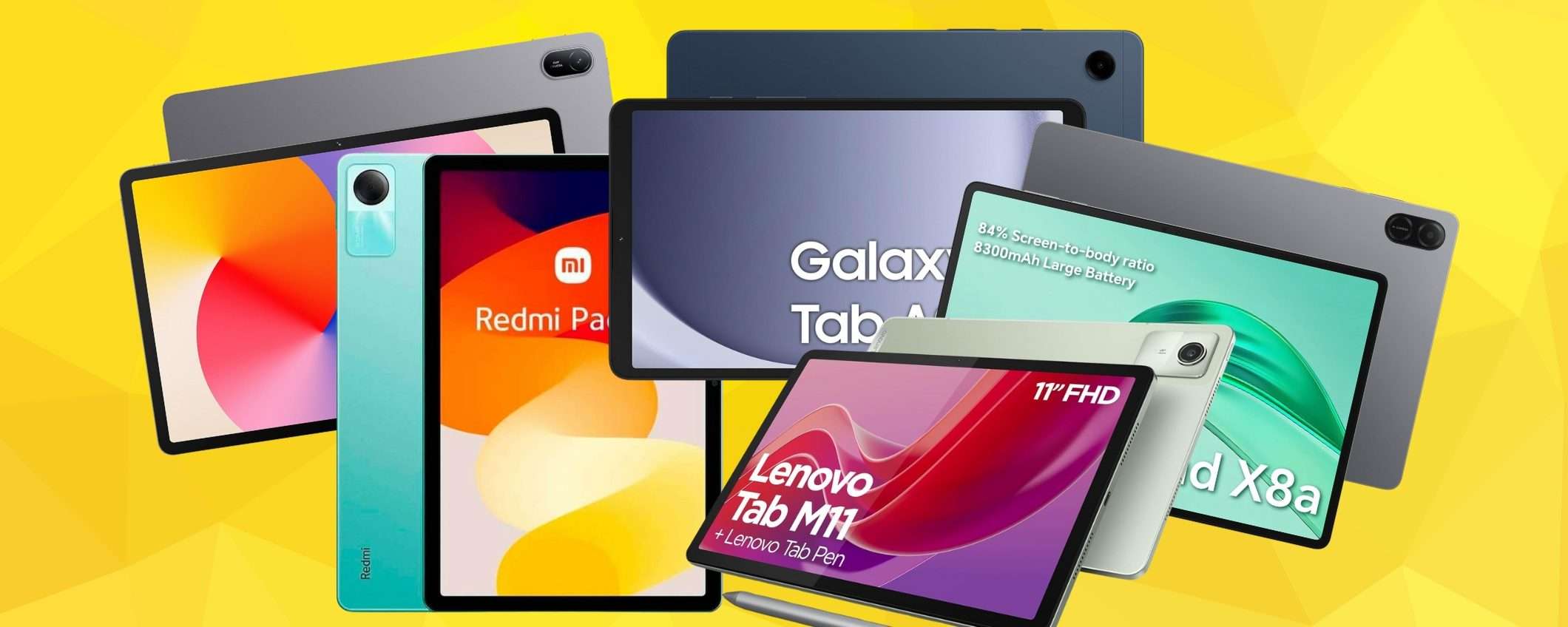 Sconti pazzeschi oggi su Amazon: i migliori 5 tablet sotto i 200€ Sconti pazzeschi oggi su Amazon: i migliori 5 tablet sotto i 200€