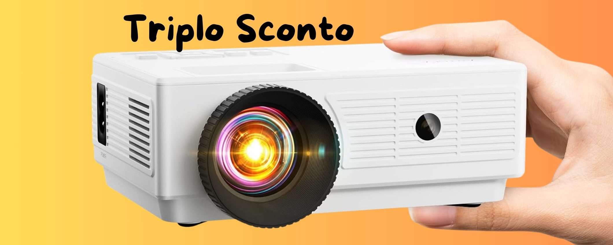 Solo 36€ e puoi avere questo spettacolare mini proiettore Bluetooth Solo 36€ e puoi avere questo spettacolare mini proiettore Bluetooth