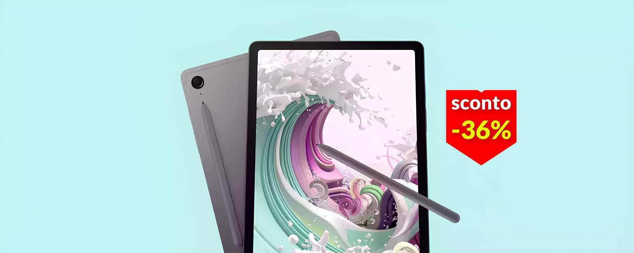 Questo tablet Samsung con S Pen è un vero best buy: c'è lo sconto di 200€ Questo tablet Samsung con S Pen è un vero best buy: c'è lo sconto di 200€