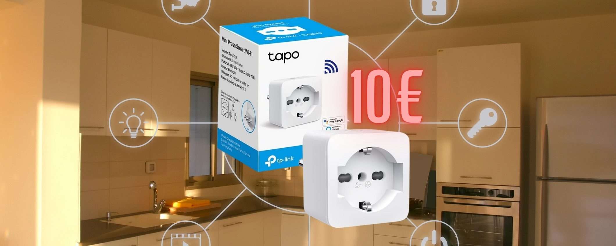 Tutto intelligente con la presa smart Tp-Link Tapo P105, ora a 10€ Tutto intelligente con la presa smart Tp-Link Tapo P105, ora a 10€