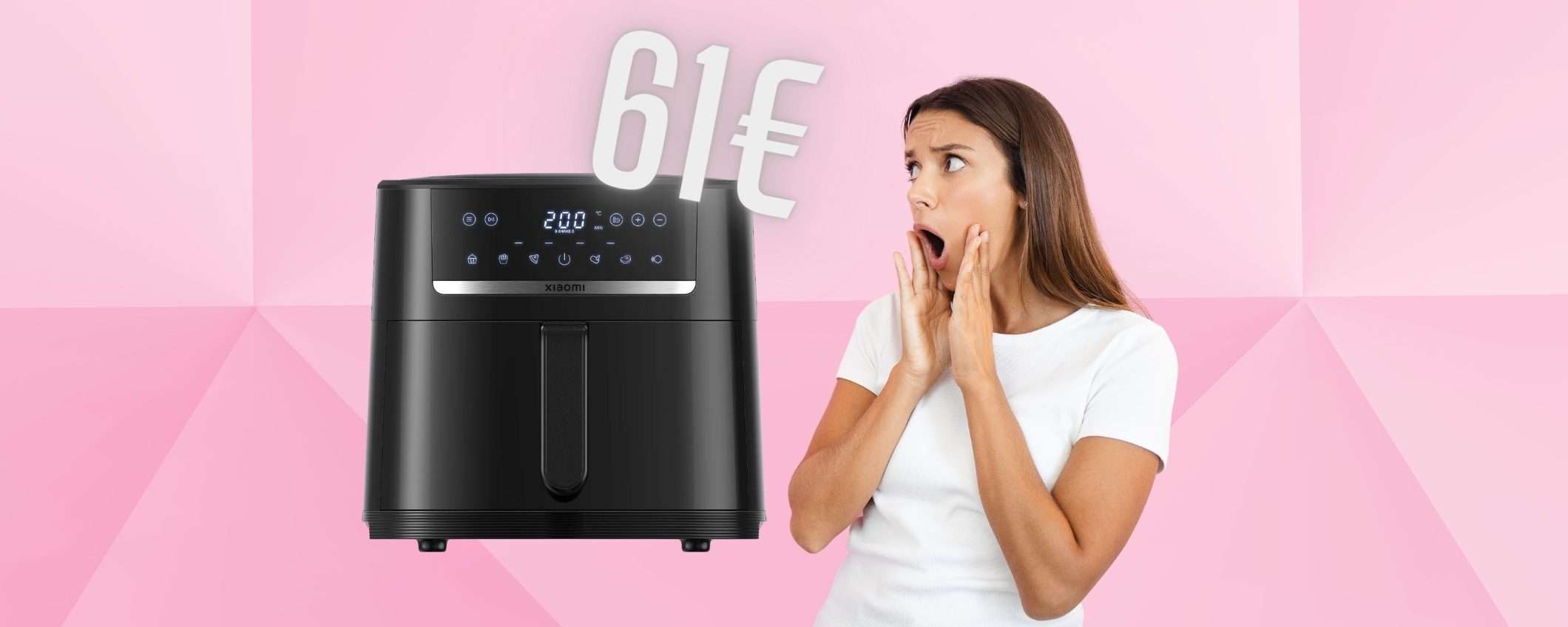Xiaomi Air Fryer: friggitrice ad aria da 6 litri a soli 61€ su eBay Xiaomi Air Fryer: friggitrice ad aria da 6 litri a soli 61€ su eBay