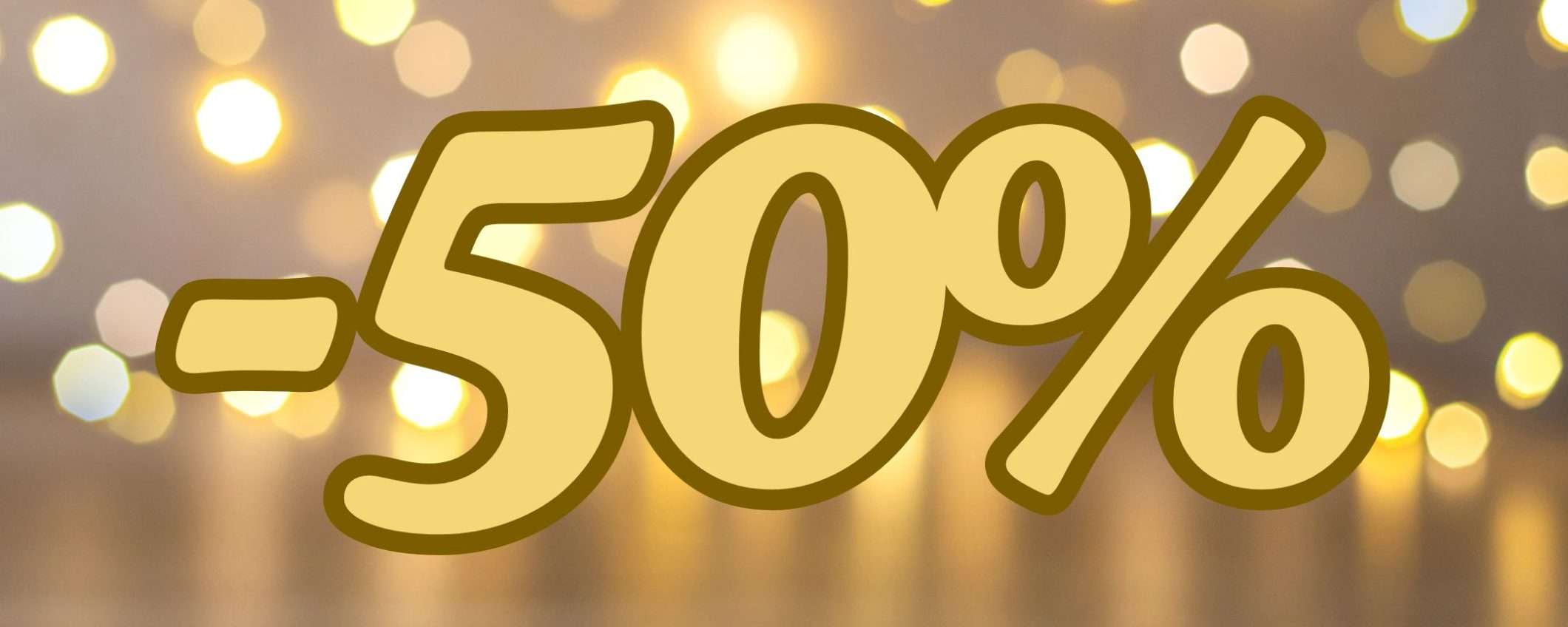 Amazon BOMBE di Natale: solo occasioni con sconto 50% (da 14,99€ a 85€)