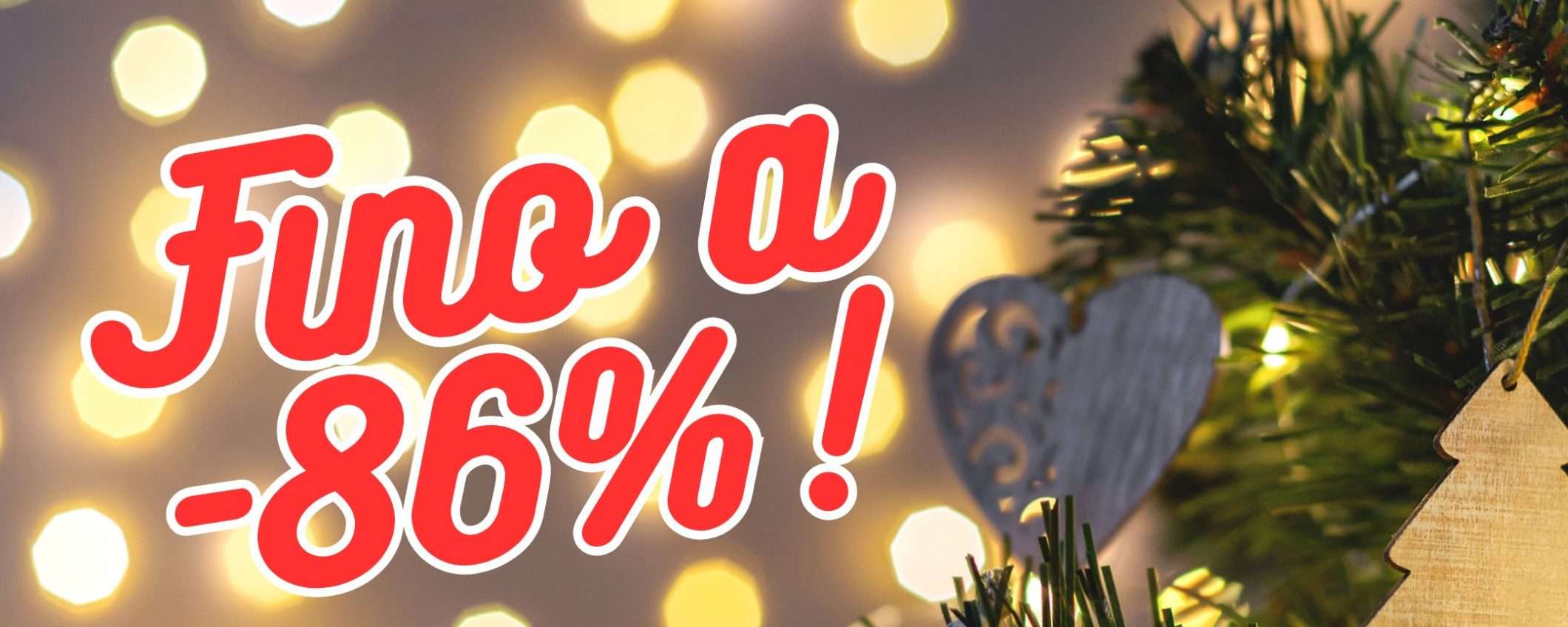 Amazon solo sconti dal 65% all'86%: festa grande di fine anno (da 7,92€) Amazon solo sconti dal 65% all'86%: festa grande di fine anno (da 7,92€)