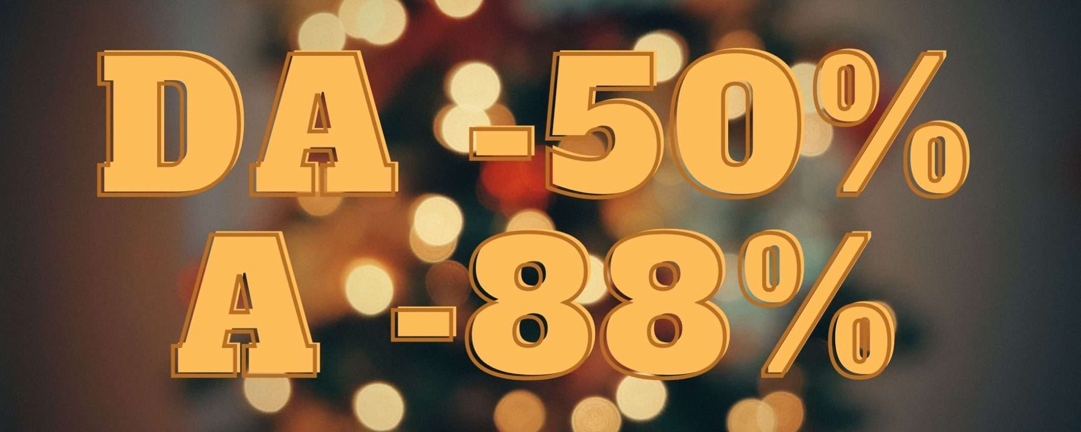Amazon: tecnologia con sconti dal 50% all'88% a Natale (da 11,99€ a 71,99€) Amazon: tecnologia con sconti dal 50% all'88% a Natale (da 11,99€ a 71,99€)