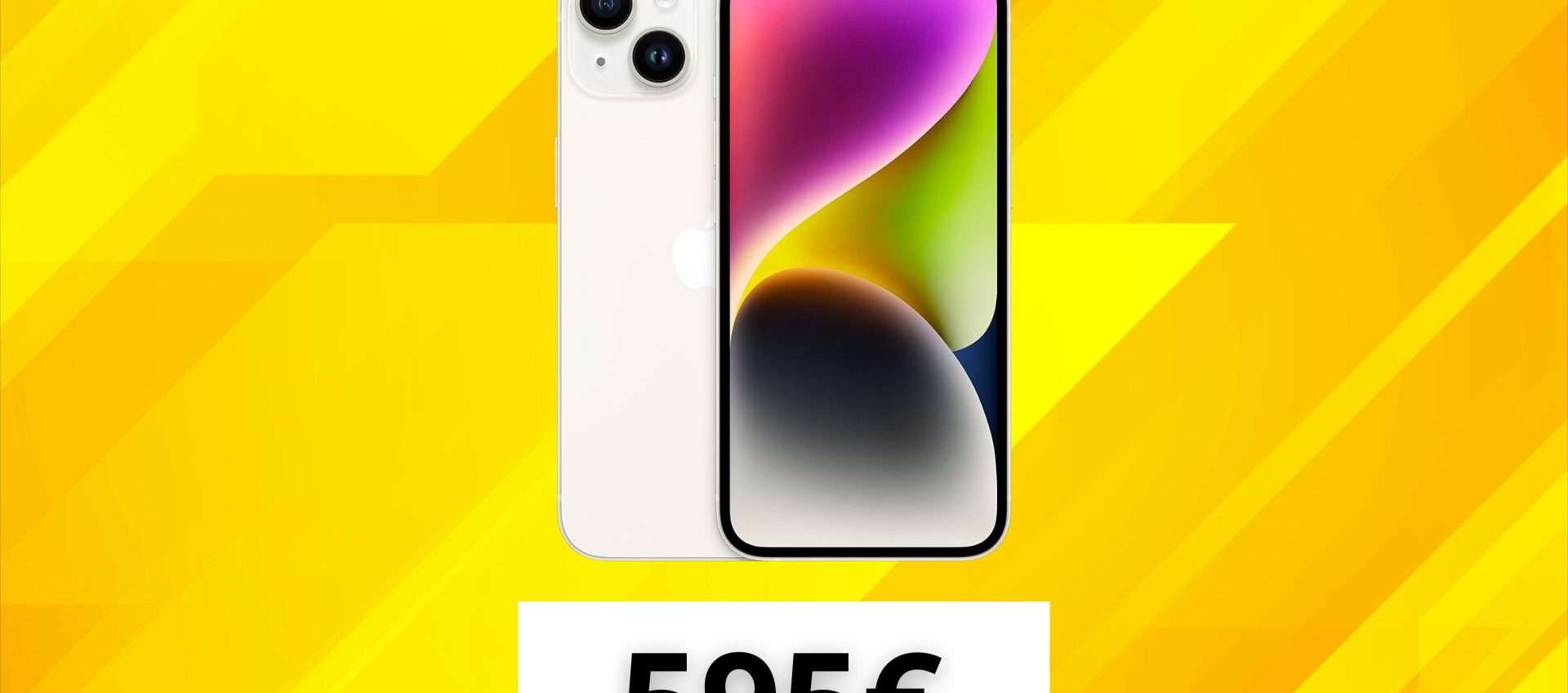 Apple iPhone 14, nuovo minimo: oggi è tuo a soli 595€ (anche a rate) Apple iPhone 14, nuovo minimo: oggi è tuo a soli 595€ (anche a rate)