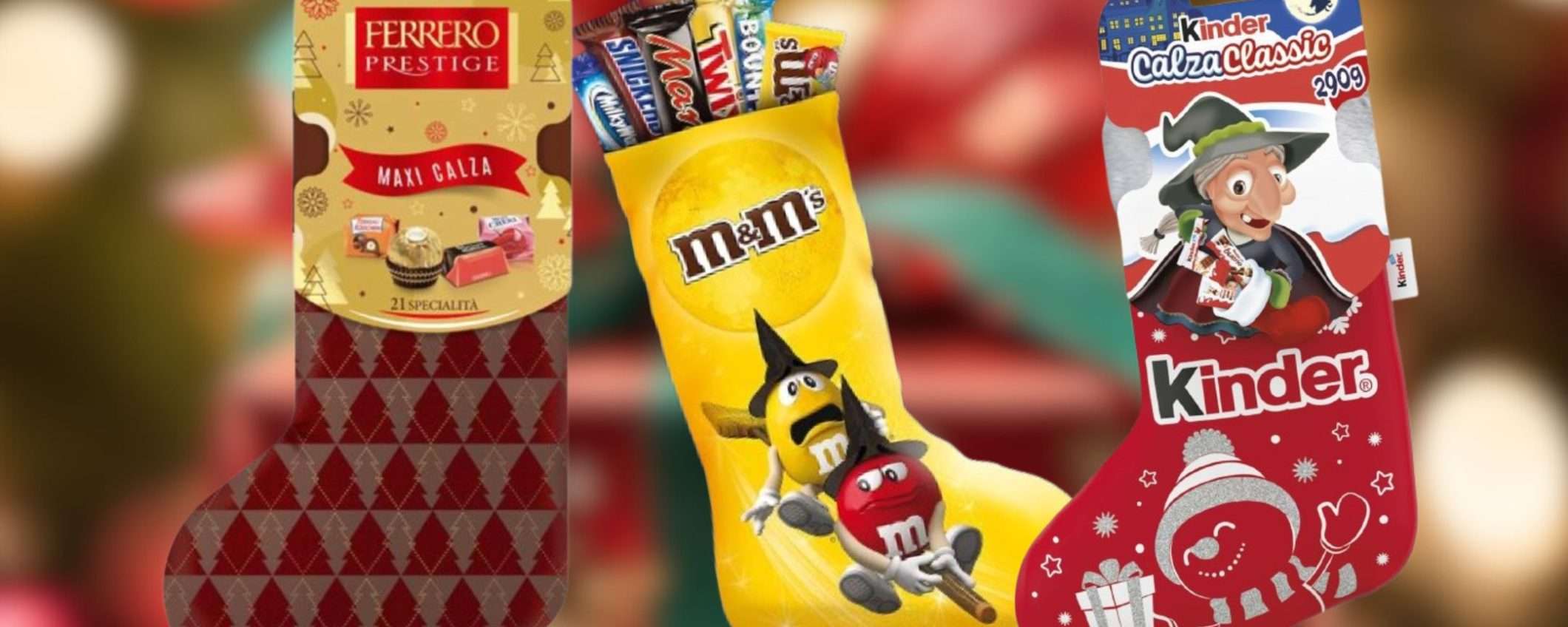 Le calze della befana sono su Amazon: Kinder e non solo a partire da 9,69€ Le calze della befana sono su Amazon: Kinder e non solo a partire da 9,69€