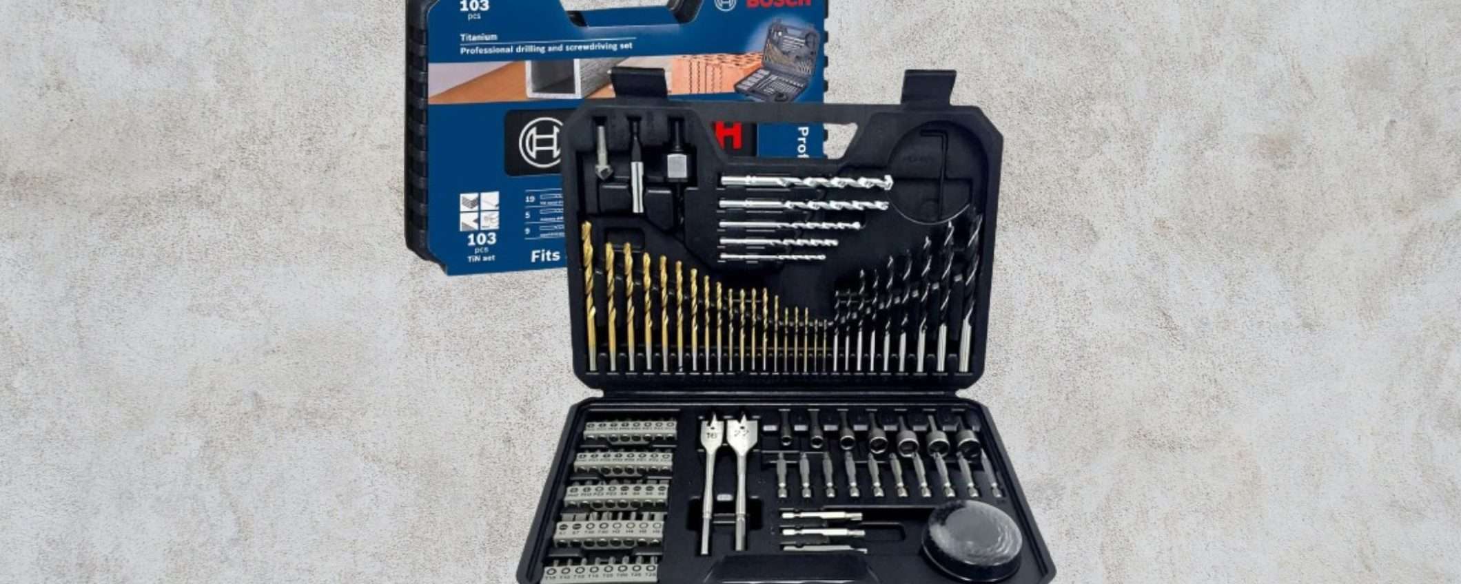 Bosch: il kit 103 in 1 Professional è in MEGA SCONTO su Amazon (19,90€) Bosch: il kit 103 in 1 Professional è in MEGA SCONTO su Amazon (19,90€)