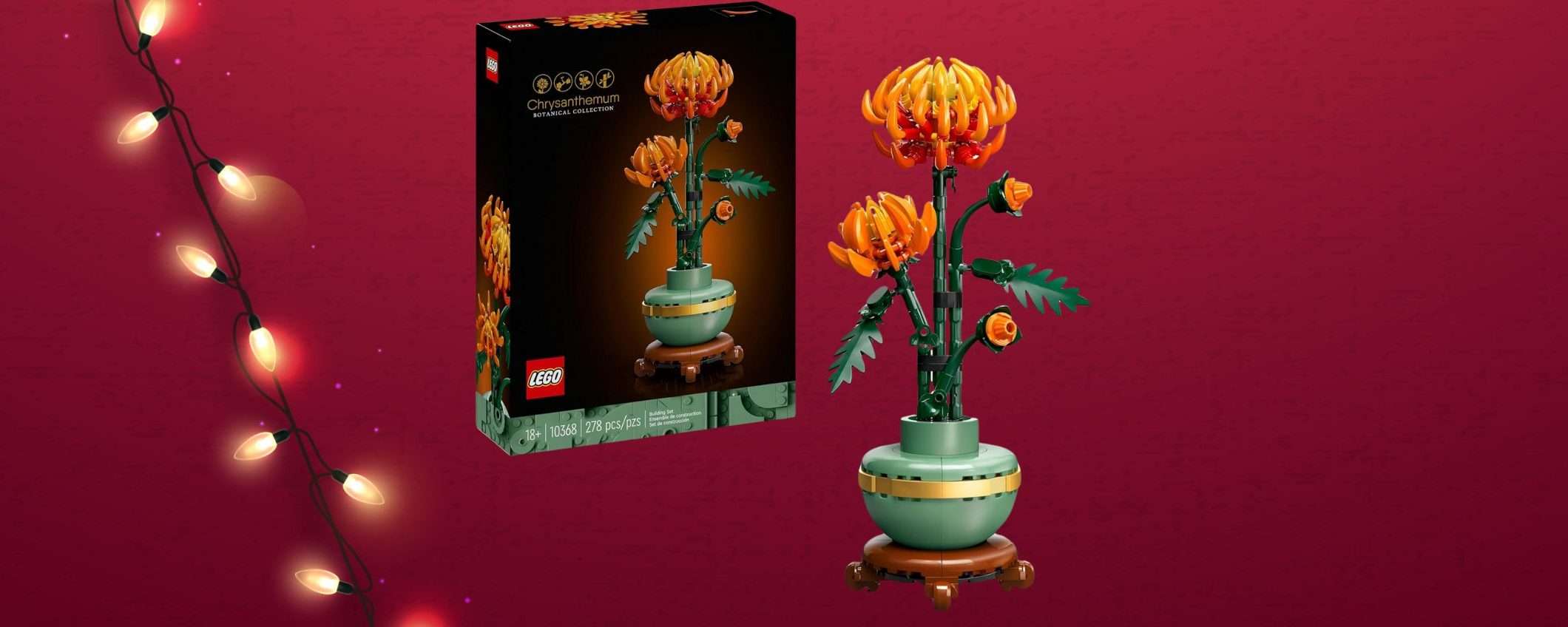 LEGO Crisantemo in offerta: un tocco di RAFFINATEZZA per Natale LEGO Crisantemo in offerta: un tocco di RAFFINATEZZA per Natale